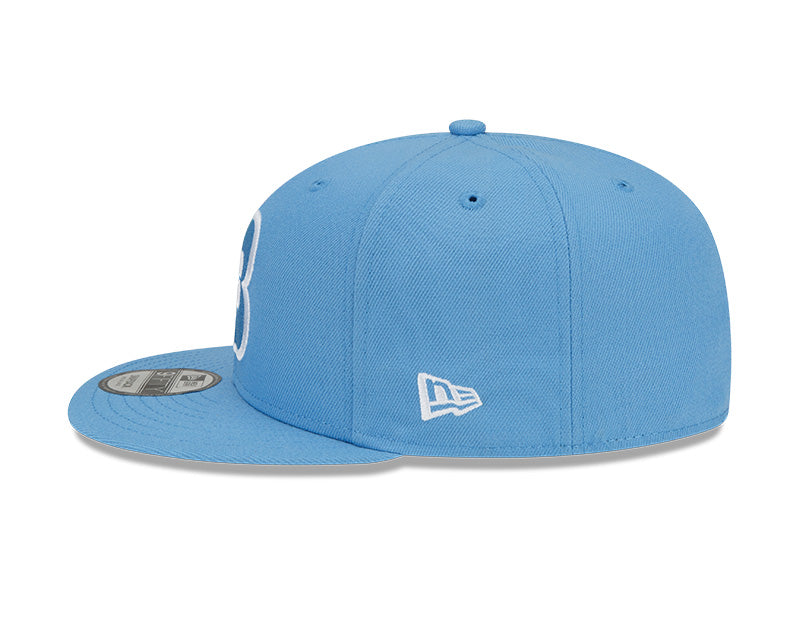 Los Angeles Clippers New Era 2021/22 City Edition Alternate 9FIFTY Snapback Adjustable Hat - Blue