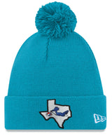 San Antonio Spurs '21 NBA City Edition New Era Teal Alternate Cuffed Knit Hat - Pro Jersey Sports