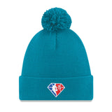 San Antonio Spurs '21 NBA City Edition New Era Teal Alternate Cuffed Knit Hat - Pro Jersey Sports