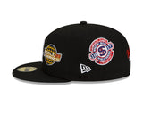 Chicago White Sox 3 Time World Series Champions Edition Black New Era 59FIFTY Fitted Hat - Pro Jersey Sports