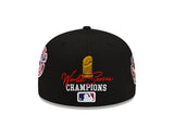 Chicago White Sox 3 Time World Series Champions Edition Black New Era 59FIFTY Fitted Hat - Pro Jersey Sports