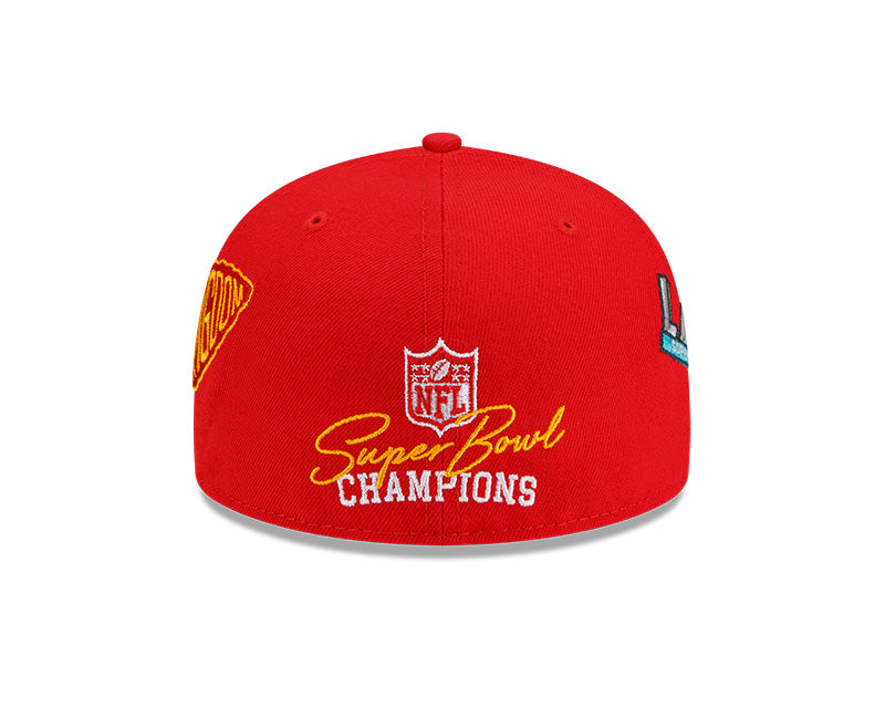 Kansas City Chiefs Red Count The Rings New Era 59FIFTY Fitted Hat
