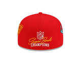 Kansas City Chiefs Red Count The Rings New Era 59FIFTY Fitted Hat - Pro Jersey Sports