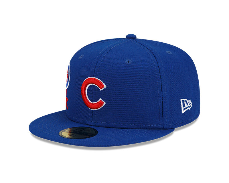 Chicago Cubs New Era Q4 Blue Windy City 59FIFTY Fitted Hat