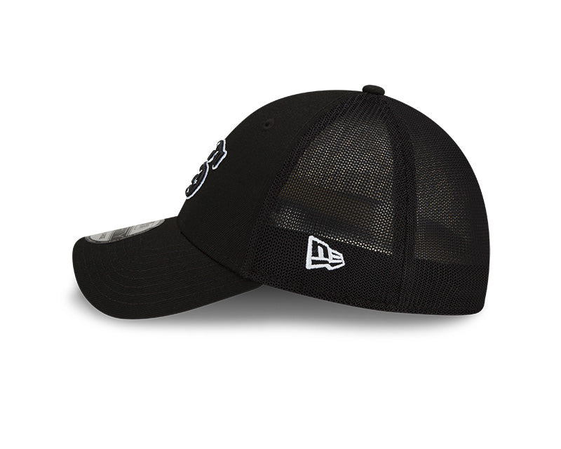 Men's Chicago White Sox New Era Black Batting Practice 39THIRTY Flex-Fit Hat