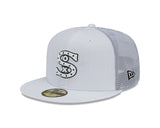 Chicago White Sox New Era White 2022 Batting Practice 59FIFTY Fitted Hat - Pro Jersey Sports