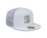 Chicago White Sox New Era White 2022 Batting Practice 59FIFTY Fitted Hat - Pro Jersey Sports