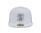 Chicago White Sox New Era White 2022 Batting Practice 59FIFTY Fitted Hat - Pro Jersey Sports