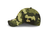 Chicago Cubs New Era 2022 MLB Armed Forces Day 9FORTY Adjustable Hat - Camo - Pro Jersey Sports