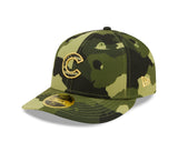 Chicago Cubs New Era Low Profile 2022 MLB Armed Forces Day On-Field 59FIFTY Fitted Hat - Camo - Pro Jersey Sports