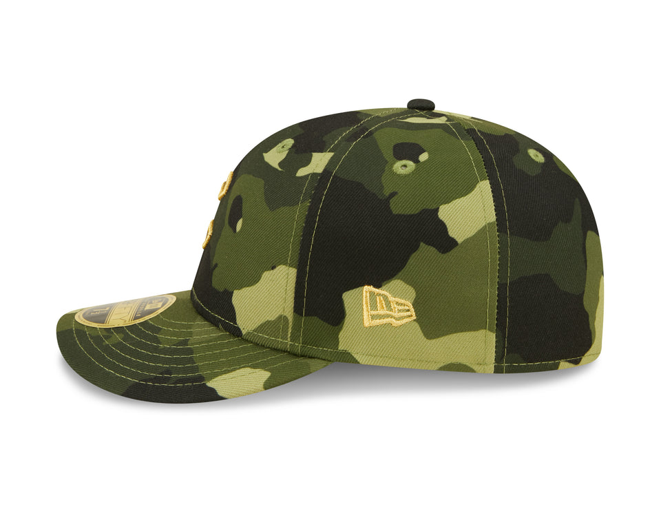 Chicago Cubs New Era Low Profile 2022 MLB Armed Forces Day On-Field 59FIFTY Fitted Hat - Camo