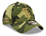 Chicago White Sox 9TWENTY Camo 2022 Armed Forces Day Adjustable Hat - Pro Jersey Sports
