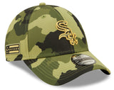 Chicago White Sox New Era 2022 MLB Armed Forces Day 9FORTY Adjustable Hat - Camo - Pro Jersey Sports