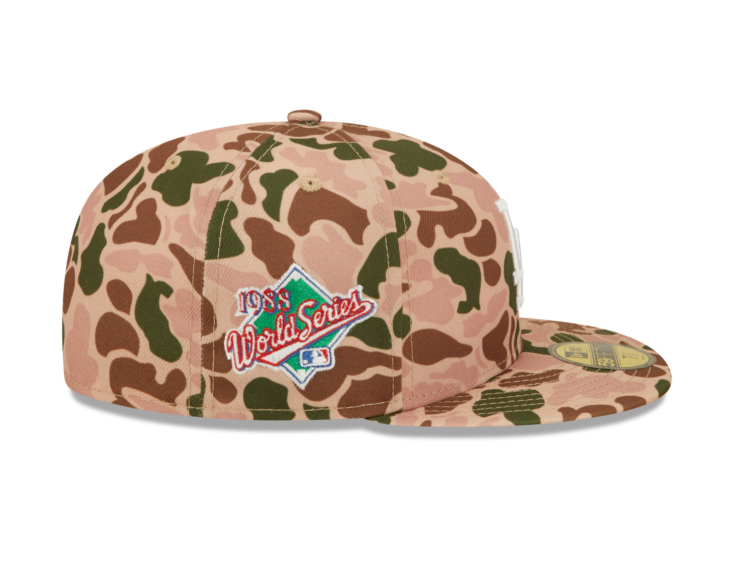 Los Angeles Dodgers New Era 1988 World Series Duck Camo 59FIFTY Fitted Hat