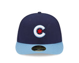 Men's Chicago Cubs New Era Navy/Light Blue City Connect Low Profile 59FIFTY Fitted Hat - Pro Jersey Sports