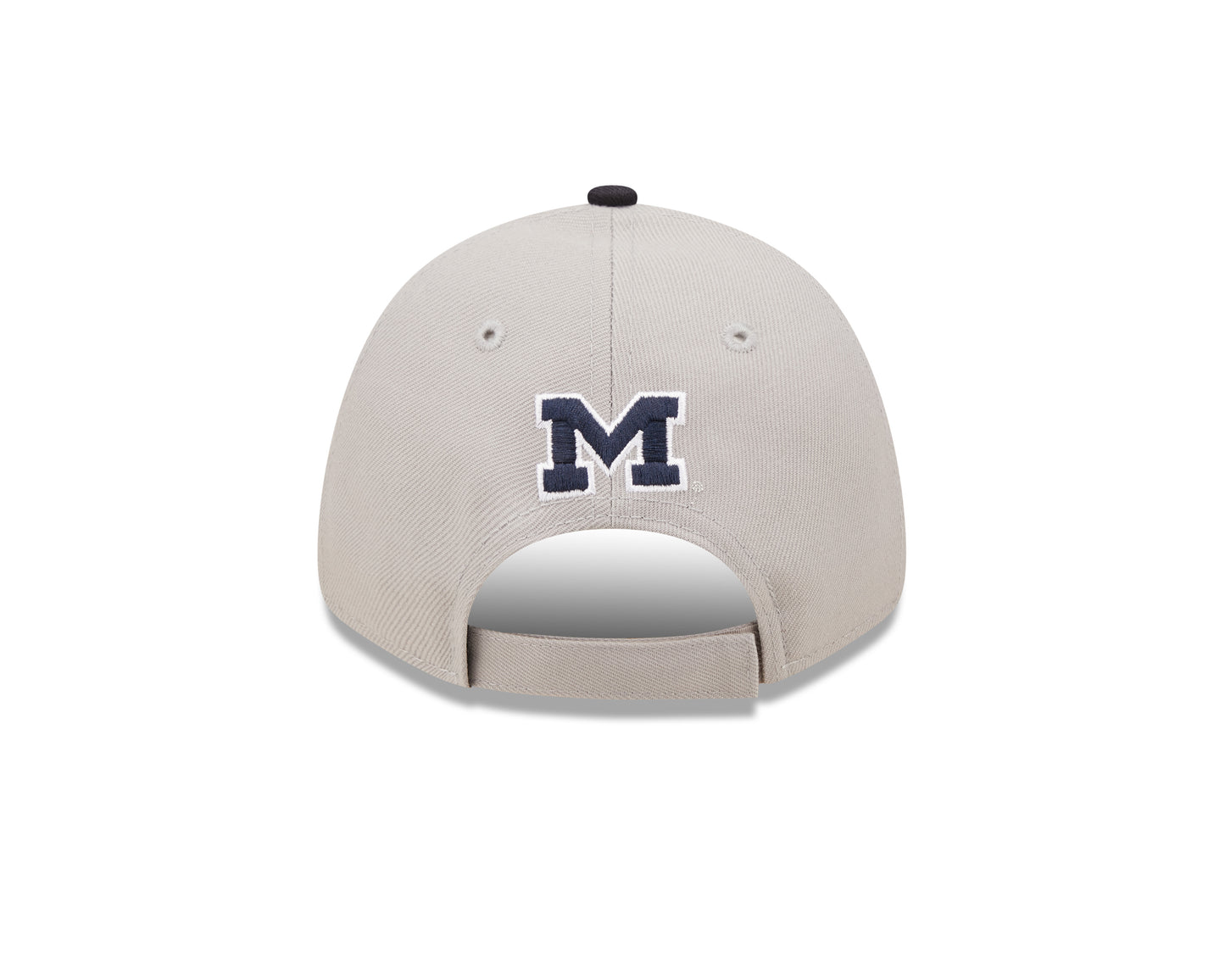 Michigan Wolverines Tide 2 Tone Gray/Navy NCAA New Era The League 9Forty Adjustable Hat