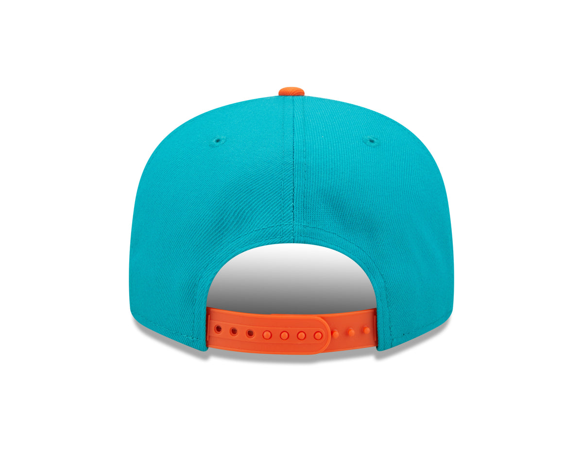 Miami Dolphins New Era Team Script 2 Tone 9FIFTY Snapback Hat - Pro Jersey Sports