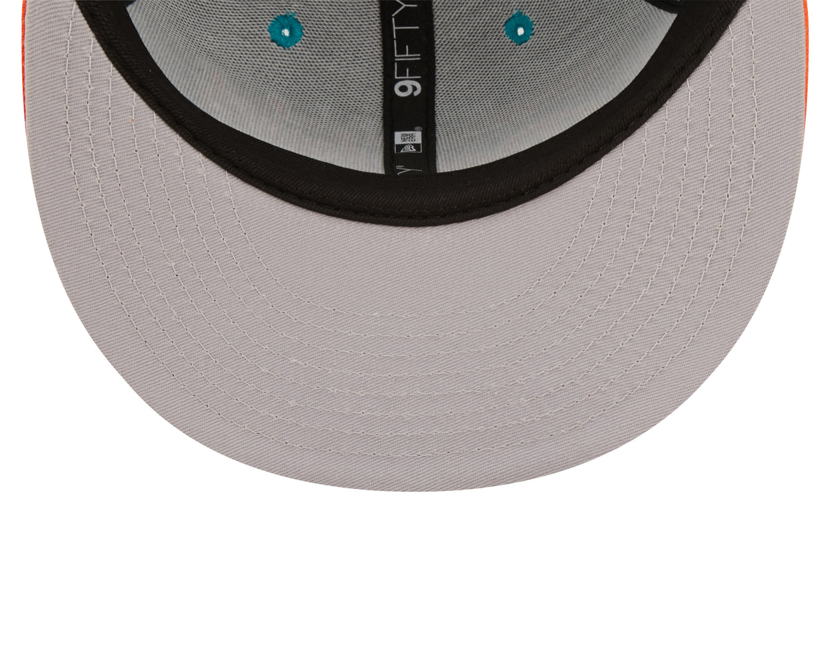 Miami Dolphins New Era Team Script 2 Tone 9FIFTY Snapback Hat - Pro Jersey Sports