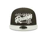 Las Vegas Raiders New Era Team Script 2 Tone 9FIFTY Snapback Hat - Pro Jersey Sports