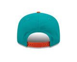 Miami Dolphins Historic Logo New Era Team Script 2 Tone 9FIFTY Snapback Hat - Pro Jersey Sports