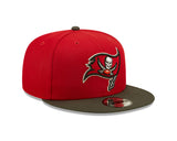 Tampa Bay Buccaneers New Era 2 Tone League Flawless 9FIFTY Snapback Hat - Pro Jersey Sports
