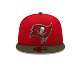 Tampa Bay Buccaneers New Era 2 Tone League Flawless 9FIFTY Snapback Hat - Pro Jersey Sports