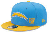 Los Angeles Chargers New Era 2 Tone League Flawless 9FIFTY Snapback Hat - Pro Jersey Sports