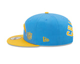 Los Angeles Chargers New Era 2 Tone League Flawless 9FIFTY Snapback Hat - Pro Jersey Sports