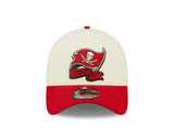 Men's Tampa Bay Buccaneers New Era Cream/Red 2022 Sideline 39THIRTY Flex Hat - Pro Jersey Sports