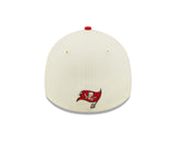 Men's Tampa Bay Buccaneers New Era Cream/Red 2022 Sideline 39THIRTY Flex Hat - Pro Jersey Sports