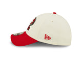 Men's San Francisco 49ers New Era Cream/Red 2022 Sideline 39THIRTY Flex Hat - Pro Jersey Sports
