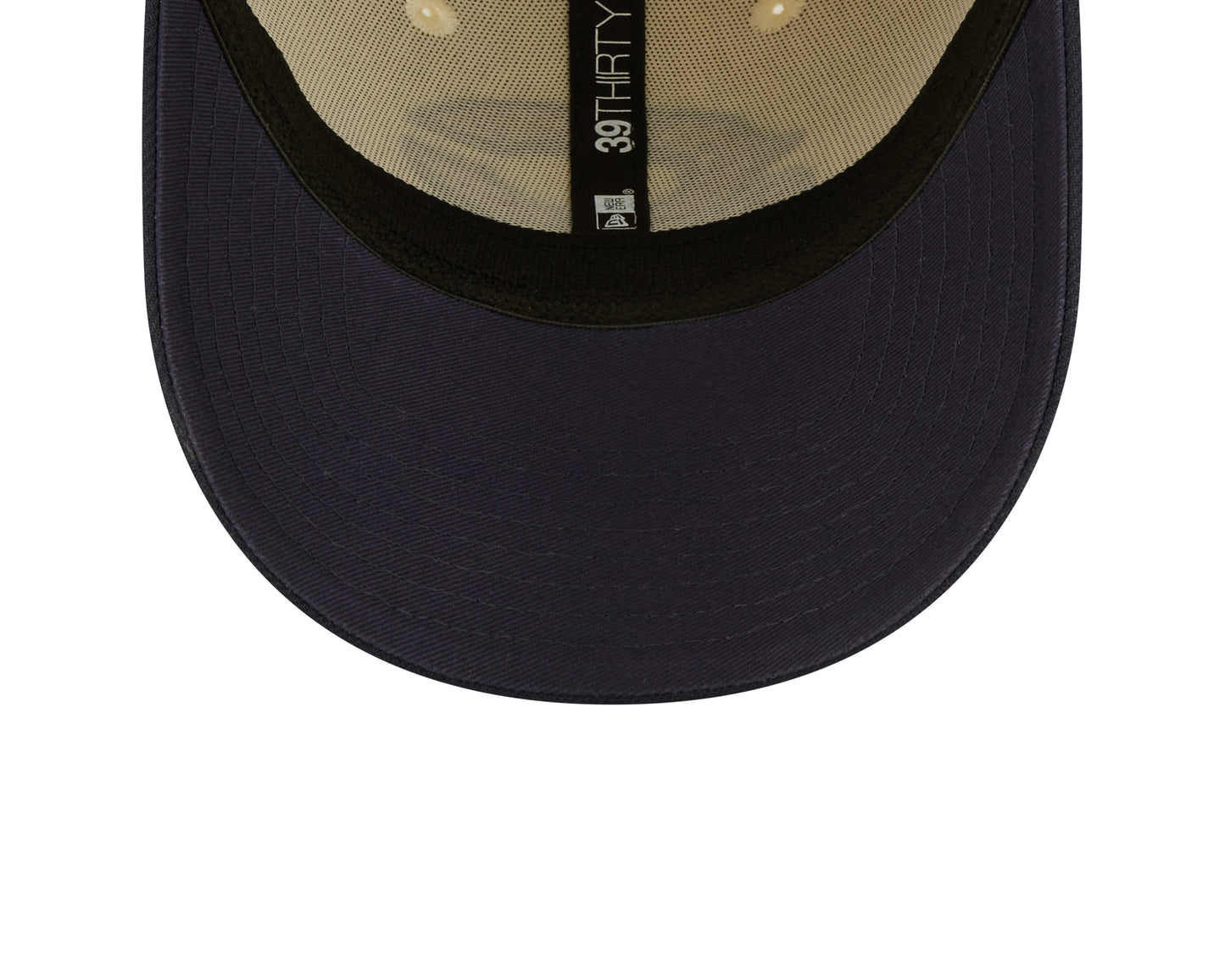 Men's Chicago Bears Primary Logo New Era Cream/Navy 2022 Sideline 39THIRTY Flex Hat