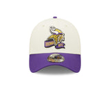 Men's Minnesota Vikings New Era Cream/Purple 2022 Sideline 39THIRTY Flex Hat - Pro Jersey Sports