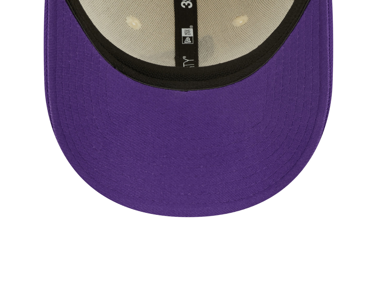 Men's Minnesota Vikings New Era Cream/Purple 2022 Sideline 39THIRTY Flex Hat