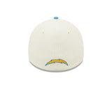 Men's Los Angeles Chargers New Era Cream/Blue 2022 Sideline 39THIRTY Flex Hat - Pro Jersey Sports