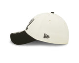 Men's Las Vegas Raiders New Era Cream/Black 2022 Sideline 39THIRTY Flex Hat - Pro Jersey Sports