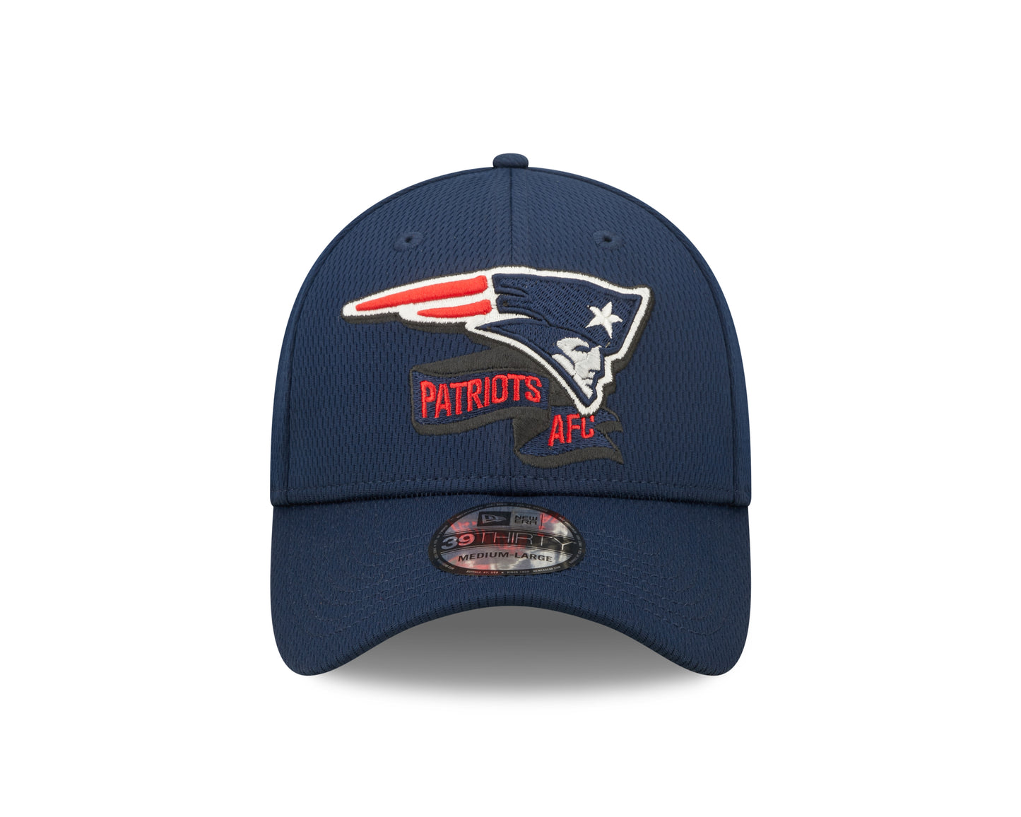 Men's New England Patriots New Era Navy 2022 Sideline Coaches 39THIRTY Flex Hat