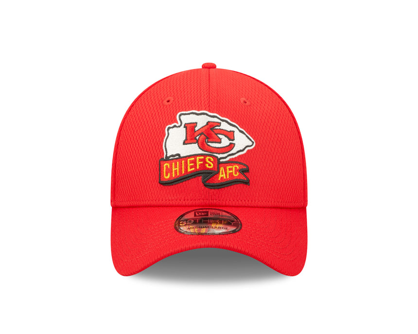 Men's Kansas City Chiefs New Era Red 2022 Sideline Coaches 39THIRTY Flex Hat - Pro Jersey Sports