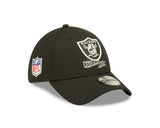 Men's Las Vegas Raiders New Era Black 2022 Sideline Coaches 39THIRTY Flex Hat - Pro Jersey Sports