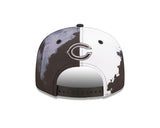 Men's Chicago Bears New Era Black Ink 2022 NFL Sideline Primary Logo 9FIFTY Snapback Adjustable Hat - Pro Jersey Sports