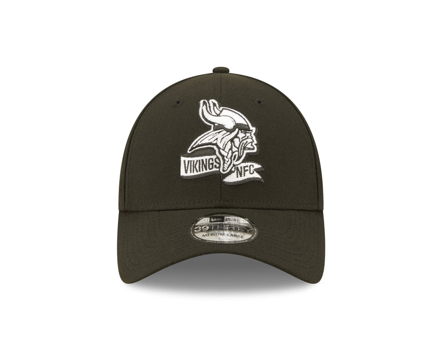 Men's Minnesota Vikings New Era Black 2022 Sideline 39THIRTY Flex Hat - Pro Jersey Sports