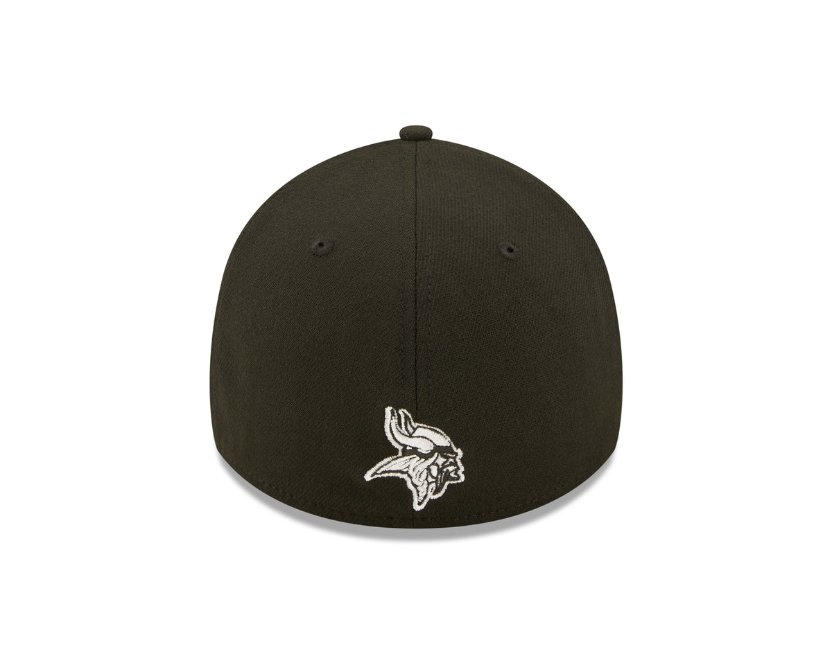 Men's Minnesota Vikings New Era Black 2022 Sideline 39THIRTY Flex Hat - Pro Jersey Sports