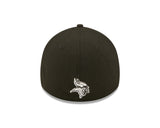 Men's Minnesota Vikings New Era Black 2022 Sideline 39THIRTY Flex Hat - Pro Jersey Sports