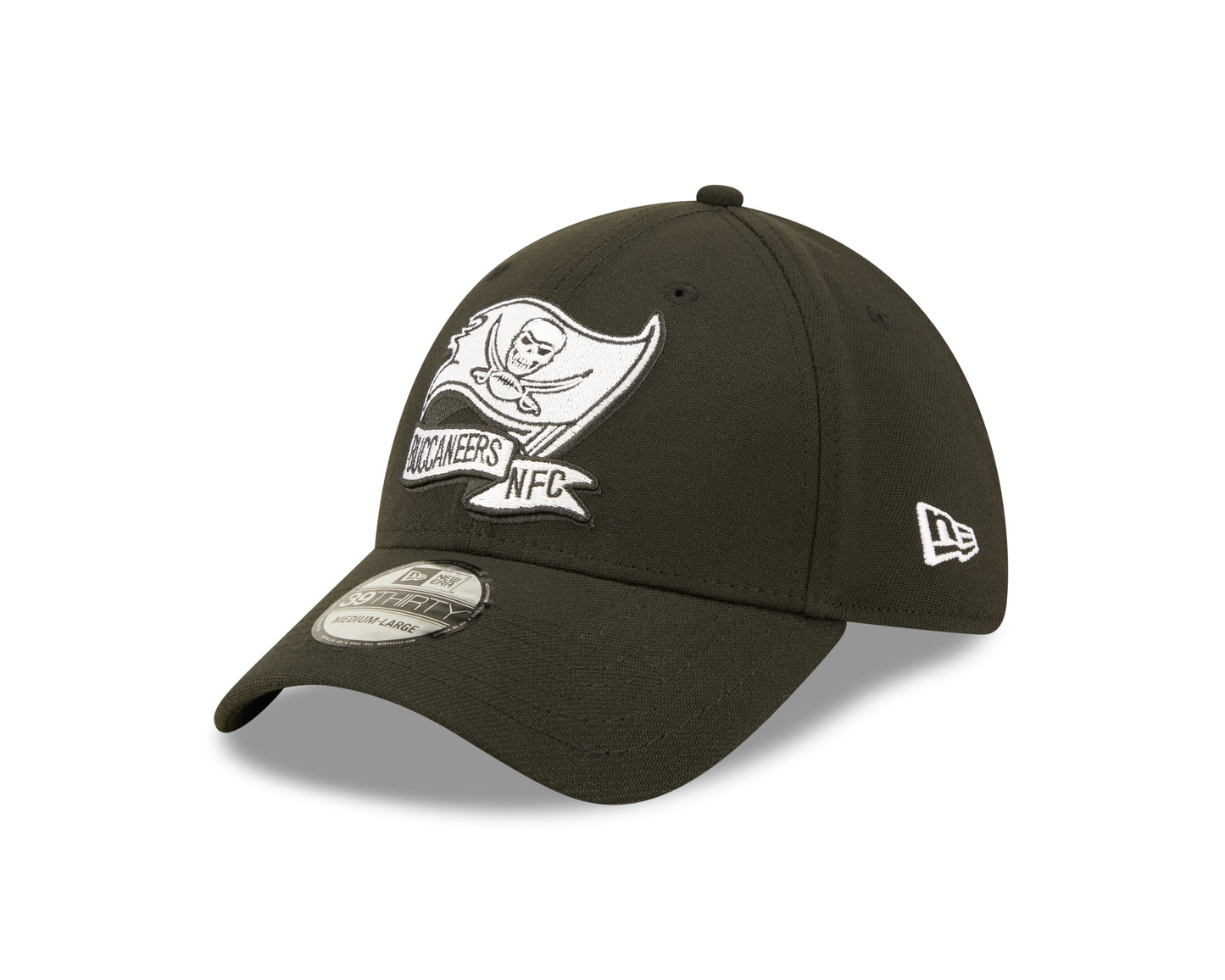 Men's Tampa Bay Buccaneers New Era Black 2022 Sideline 39THIRTY Flex Hat