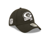 Men's Green Bay Packers New Era Black 2022 Sideline 39THIRTY Flex Hat - Pro Jersey Sports