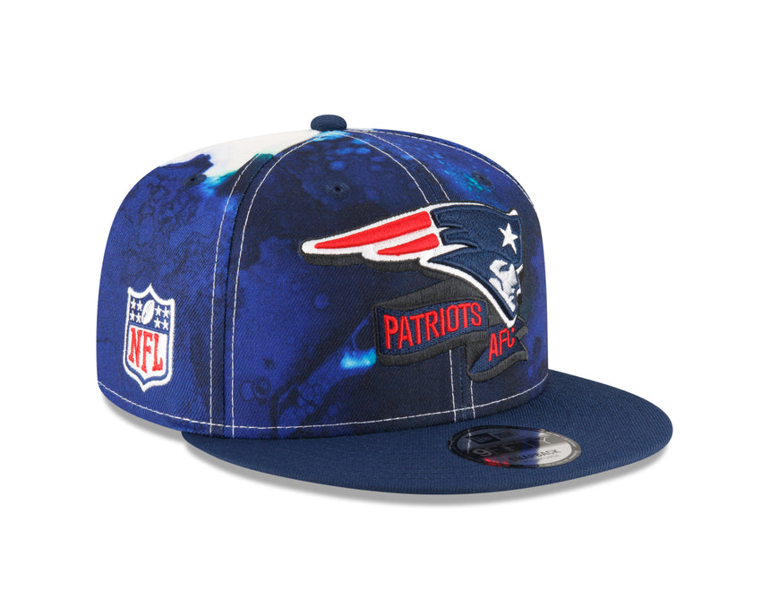 Men's New England Patriots New Era Ink 2022 NFL Sideline 9FIFTY Snapback Adjustable Hat - Pro Jersey Sports