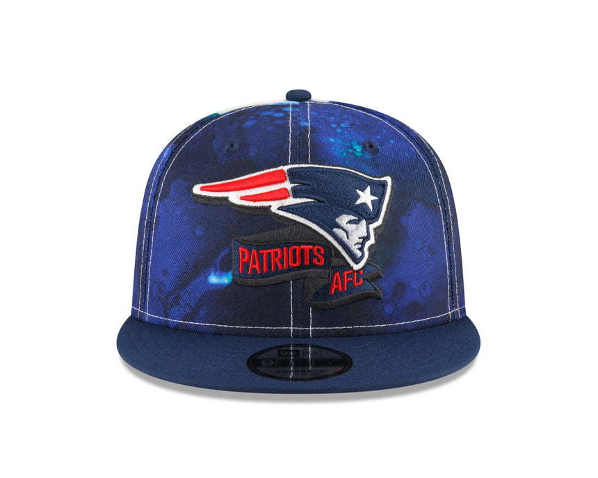 Men's New England Patriots New Era Ink 2022 NFL Sideline 9FIFTY Snapback Adjustable Hat - Pro Jersey Sports