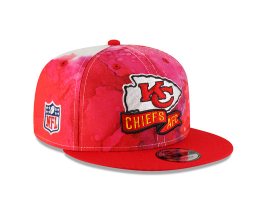 Men's Kansas City Chiefs New Era Ink 2022 NFL Sideline 9FIFTY Snapback Adjustable Hat - Pro Jersey Sports