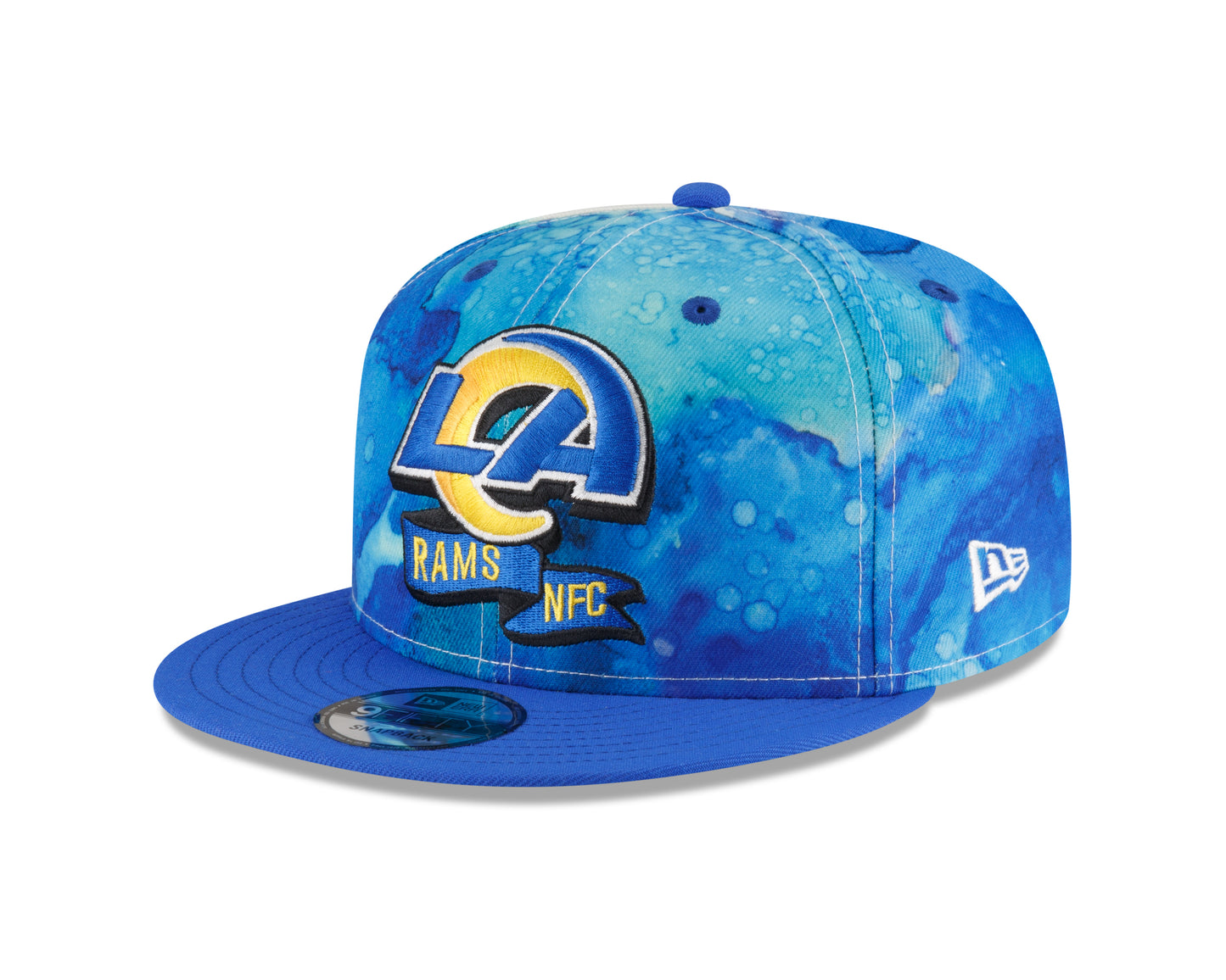 Men's Los Angeles Rams New Era Ink 2022 NFL Sideline 9FIFTY Snapback Adjustable Hat