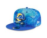Men's Los Angeles Rams New Era Ink 2022 NFL Sideline 9FIFTY Snapback Adjustable Hat - Pro Jersey Sports